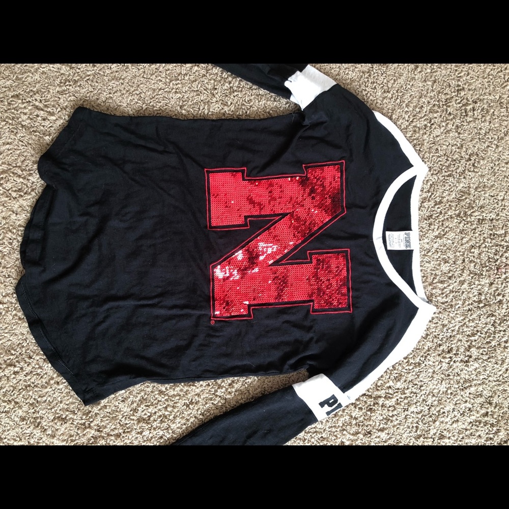 PINK Husker shirt size small